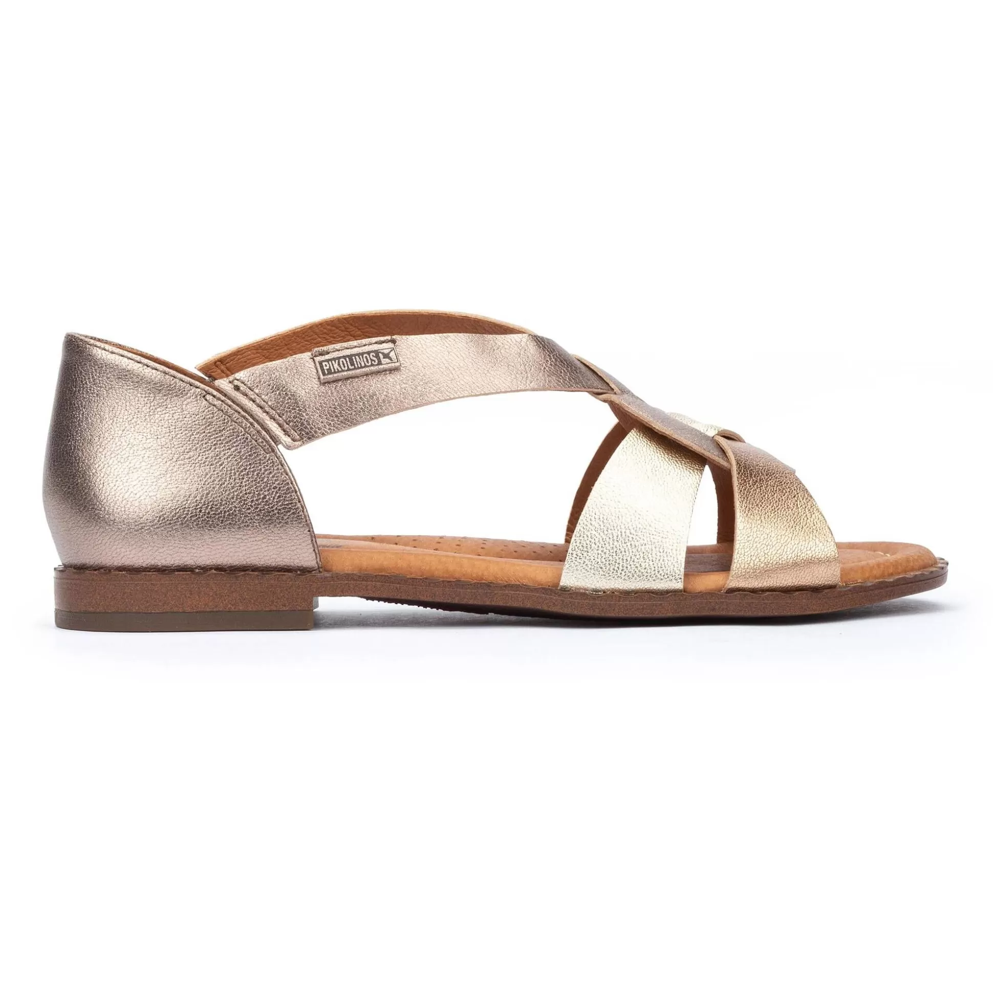 Pikolinos Sandalen^Algar | Damen-Metallic-Sandale