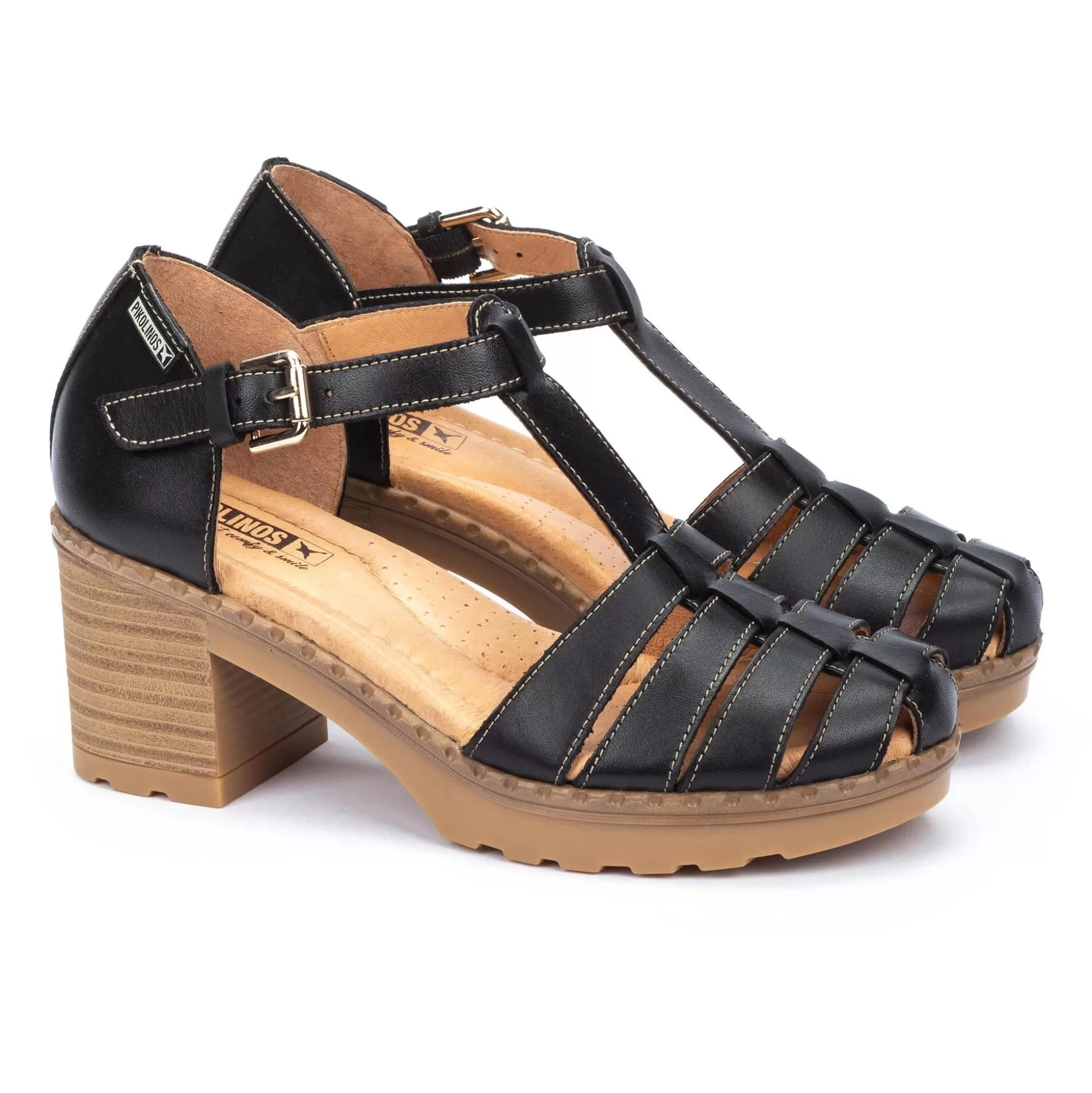 Pikolinos Absatzschuhe^Canarias | Geschlossene Damensandalen Mit Absatz