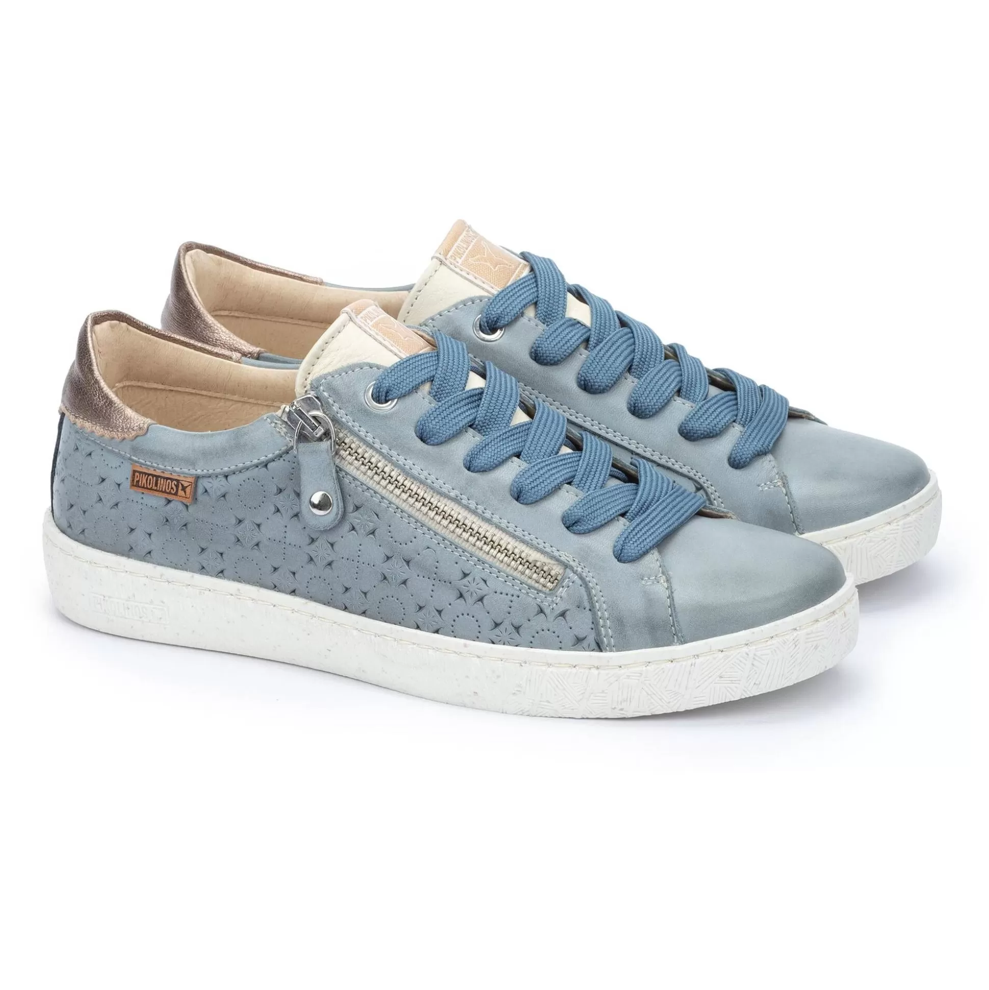 Pikolinos Flache Schuhe^Lanzarote | Denim-Sneaker Fur Damen